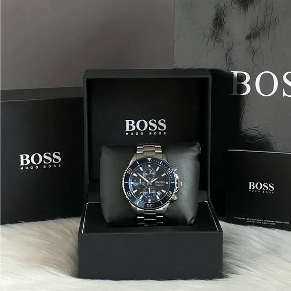 HB1513907 - Hugo Boss Men’s Admiral Blue Dial Watch - Picture 12 of 13